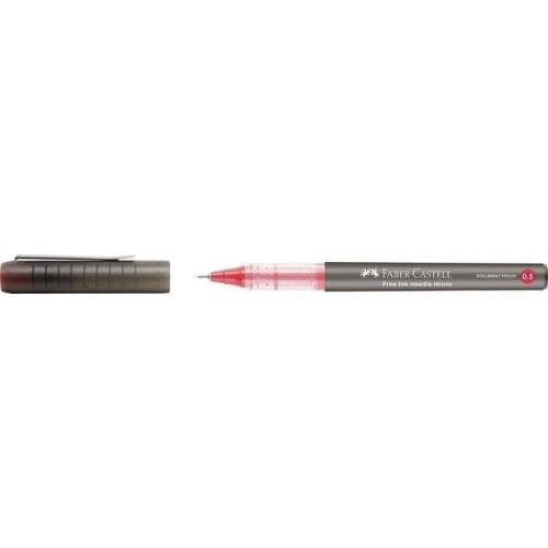 Faber-Castell Faber -castell Free Ink Needle pen - 0.5 mm, red 348603 4005403486037