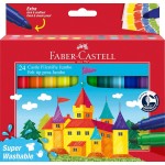Faber-Castell Fibre-Tip Pen Jumbo 24Pc. Superwashable 154324 4005401543244