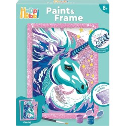 As company Happi Hobbi Happihobbi Paint and Frame Paint by Numbers Fairytale Unicorn Για Ηλικίες 8+ Χρονών 1038-41042 5203068410