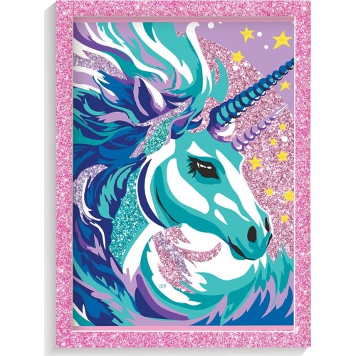 As company Happi Hobbi Happihobbi Paint and Frame Paint by Numbers Fairytale Unicorn Για Ηλικίες 8+ Χρονών 1038-41042 5203068410