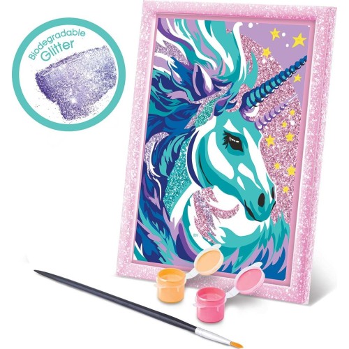 As company Happi Hobbi Happihobbi Paint and Frame Paint by Numbers Fairytale Unicorn Για Ηλικίες 8+ Χρονών 1038-41042 5203068410