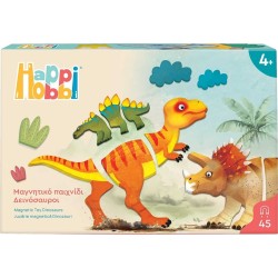 As company Happi Hobbi Happihobbi Dinosaurs 45 Educational Paper Magnets for 4+ Years 1029-64082 5203068640828