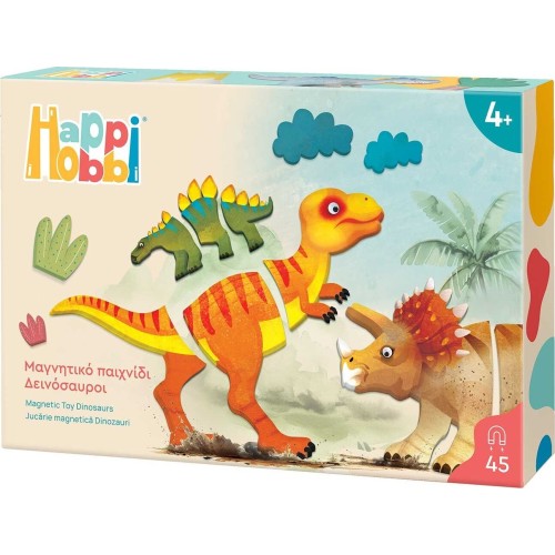 As company Happi Hobbi Happihobbi Δεινόσαυροι 45 Εκπαιδευτικοί Χάρτινοι Μαγνήτες Για 4+ Χρονών 1029-64082 5203068640828