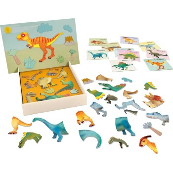 As company Happi Hobbi Happihobbi Dinosaurs 45 Educational Paper Magnets for 4+ Years 1029-64082 5203068640828