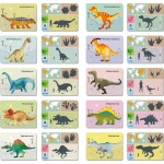 As company Happi Hobbi Happihobbi Dinosaurs 45 Educational Paper Magnets for 4+ Years 1029-64082 5203068640828