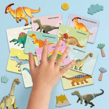 As company Happi Hobbi Happihobbi Dinosaurs 45 Educational Paper Magnets for 4+ Years 1029-64082 5203068640828