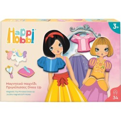 As company Happi Hobbi Happihobbi Πριγκίπισσες Dress Up 34 Εκπαιδευτικοί Χάρτινοι Μαγνήτες Για 3+ Χρονών 1029-64081 520306864081