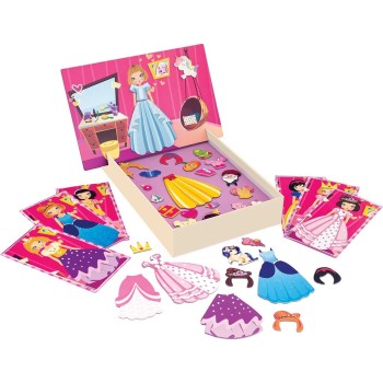 As company Happi Hobbi Happihobbi Πριγκίπισσες Dress Up 34 Εκπαιδευτικοί Χάρτινοι Μαγνήτες Για 3+ Χρονών 1029-64081 520306864081