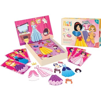 As company Happi Hobbi Happihobbi Princesses Dress Up 34 Educational Paper Magnets for 3+ 1029-64081 5203068640811