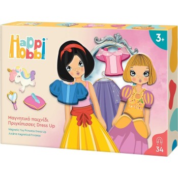 As company Happi Hobbi Happihobbi Princesses Dress Up 34 Educational Paper Magnets for 3+ 1029-64081 5203068640811