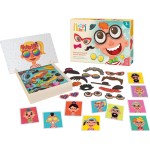 As company Happi Hobbi Happihobbi Funny Faces 55 Educational Paper Magnets for 3+ Years 1029-64079 5203068640798