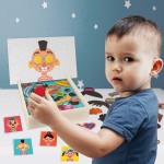 As company Happi Hobbi Happihobbi Funny Faces 55 Educational Paper Magnets for 3+ Years 1029-64079 5203068640798