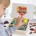 As company Happi Hobbi Happihobbi Funny Faces 55 Educational Paper Magnets for 3+ Years 1029-64079 5203068640798