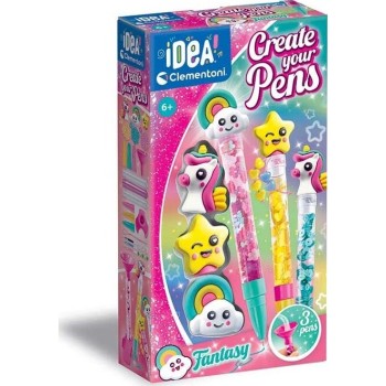 Clementoni I Learn and Create Educational Game Pen Studio set in 3 Designs for 6+ 1026-18829 8005125188277