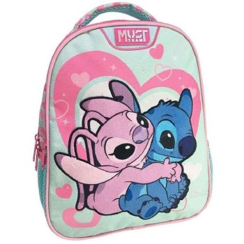 Diakakis imports Σχολική Τσάντα Πλάτης Νηπίου Disney Stitch & Angel Must Team 2 Θήκες 000565150 5205698756641