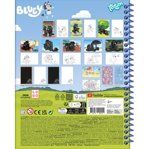 totum bluey scratch book TT290112 8714274290112