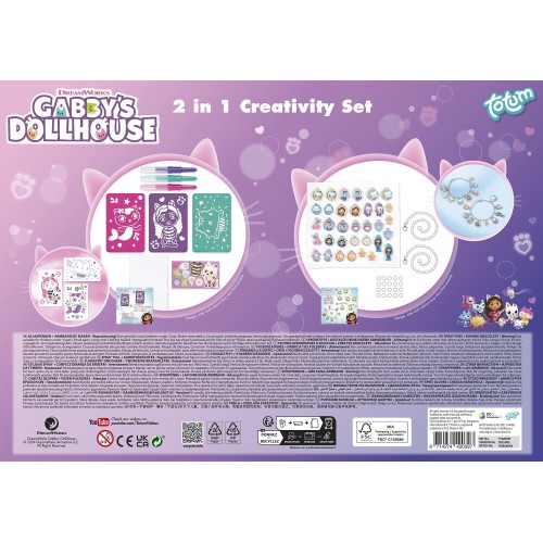Gabbys Dollhouse totum gabby 2 in 1 spray pens and charm bracelets TT420397 8714274420397