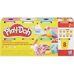 Hasbro Play-Doh Σετ 8 Βαζακια Rainbow G0513 / G0691 5010996287793
