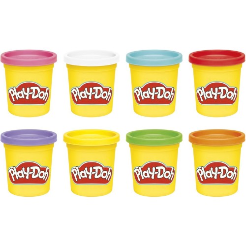Hasbro Play-Doh Set 8 Rainbow Jars G0513 / G0691 5010996287793