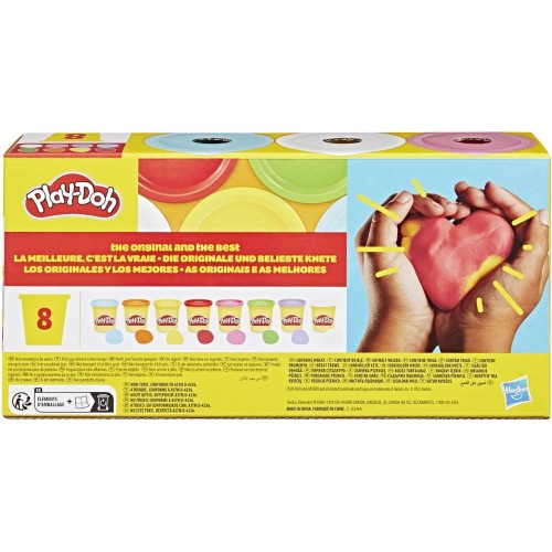 Hasbro Play-Doh Set 8 Rainbow Jars G0513 / G0691 5010996287793