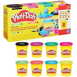 Hasbro Play-Doh Set 8 Vibrant Jars G0513 / G0692 5010996287809
