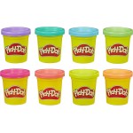 Hasbro Play-Doh Σετ 8 Βαζακια Vibrant G0513 / G0692 5010996287809