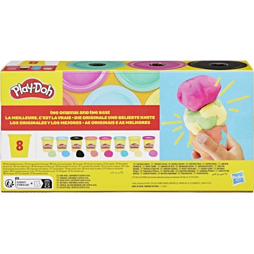 Hasbro Play-Doh Set 8 Vibrant Jars G0513 / G0692 5010996287809