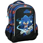 GIM  Τσάντα Δημοτικού οβαλ Sonic 3 the Hedgehog 334-86031 5204549168428