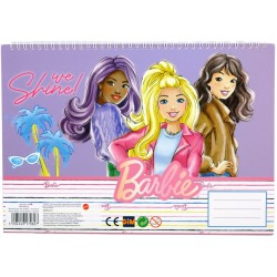 GIM  Μπλοκ Ζωγραφικής 23X33 40Φ+Stic.Barbie Paints 349-89416 5204549170827