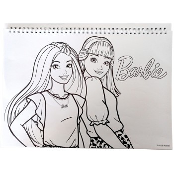 GIM  Μπλοκ Ζωγραφικής 23X33 40Φ+Stic.Barbie Paints 349-89416 5204549170827