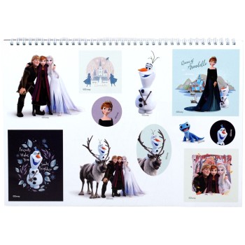 GIM Disney Frozen  Μπλοκ Ζωγραφικής 23X33 40Φ+Stic.Frozen Idyllic 341-72416 5204549170896