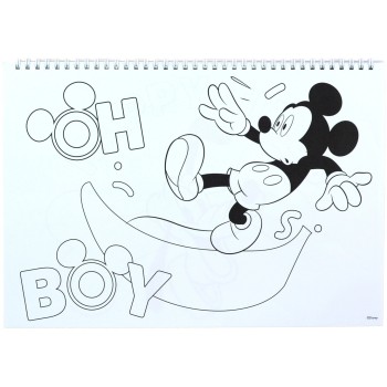 GIM Disney Mickey Mouse  Μπλοκ Ζωγραφικής 23X33 40Φ+Stic.Mickey Cook And Dine 340-91416 5204549170964