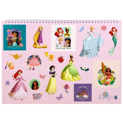 GIM Disney Princess  Μπλοκ Ζωγραφικής 23X33 40Φ+Stic.Princess Create Your World 331-56416 5204549171060