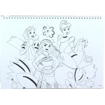 GIM Disney Princess  Μπλοκ Ζωγραφικής 23X33 40Φ+Stic.Princess Create Your World 331-56416 5204549171060