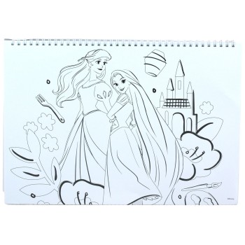 GIM Disney Princess  Μπλοκ Ζωγραφικής 23X33 40Φ+Stic.Princess Create Your World 331-56416 5204549171060
