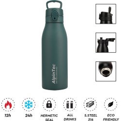 AlpinTec Heater Fillow 2 600Ml Blackish Green TH-601-BGN 4891321283830