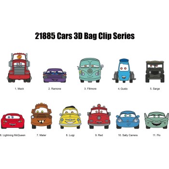 Monogram Disney Cars Disney: Cars PDQ Blind Bag/Random 3D Foam Bag Φιγούρα Μπρελόκ - 1 Τμχ 21885 077764218859