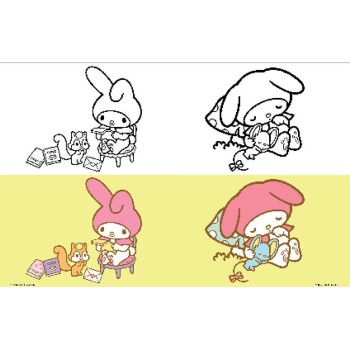 Diakakis imports Stiched Notebook 17x25 My Melody 40sh 2designs 000490139 5205698747717