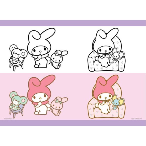 Diakakis imports Hello Kitty Τετράδιο Καρφίτσα My Melody 17X25 Εκ. 40 Φύλλα - 1 Τμχ 000490139 5205698747717