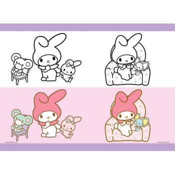Diakakis imports Stiched Notebook 17x25 My Melody 40sh 2designs 000490139 5205698747717