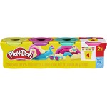 Hasbro Play-Doh Vibrant 4 Pack G0512 / G0689 5010996293398