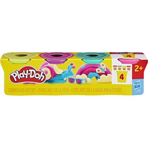 Hasbro Play-Doh Vibrant 4 Pack G0512 / G0689 5010996293398