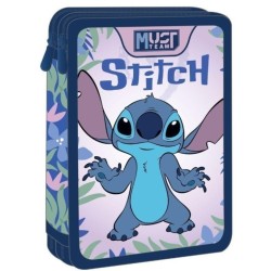 Diakakis imports Disney Stitch Must Lilo & Stitch Κασετίνα Διπλή Γεμάτη Flowers 000565022 5205698750458