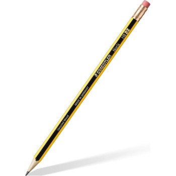 STAEDTLER 122-2BK3DA Noris Graphite Pencil - HB  ( 3 Μολύβια Με Γόμα) 122-2BK3DA 4007817122006