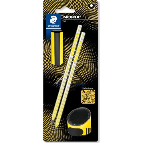 staedtler hb drawing pencils - for sketching and writing - norix - includes 181 SBK2-1 4007817169186