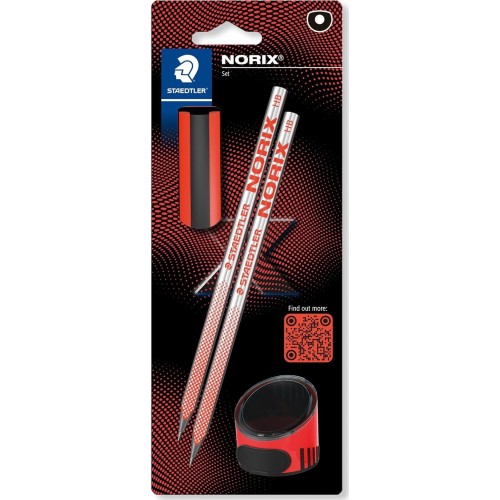 staedtler hb drawing pencils - for sketching and writing - norix - includes 181 SBK2-2 4007817169193
