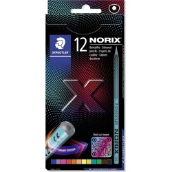 staedtler colouring pencils - norix - 12 assorted colours - pack of 12, 186 186 C12 4007817167618