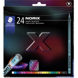 STAEDTLER Norix Ξυλομπογιές 24 Χρωμάτων - Norix 186 C24 4007817167649