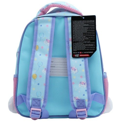 Diakakis imports Hello Kitty Infant Back School bag Cinnamoroll Ears Must Team 2 Pockets 000490123 5205698743641