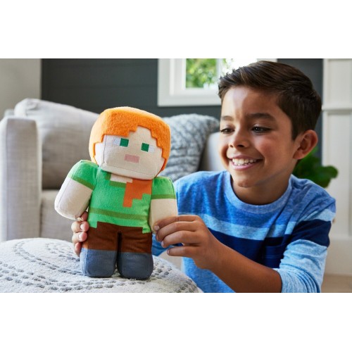 Mattel Minecraft Plush Dolls 8-In Plush Dolls, Fan Favorite Characters Alex HBN39 / HLN12 194735115501